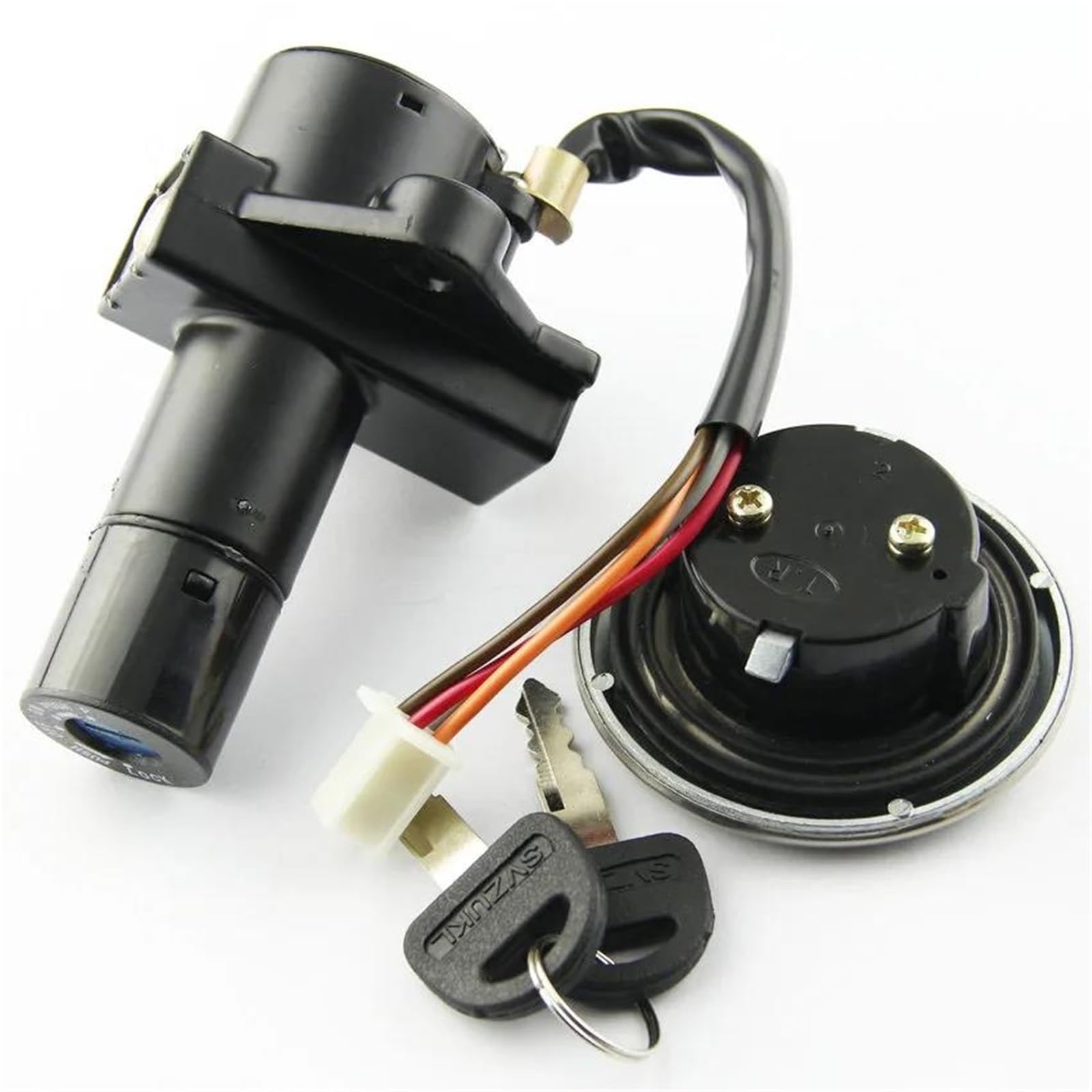 Kit d'allumage moto Suzuki GN250 avec clé et bouchon de réservoir