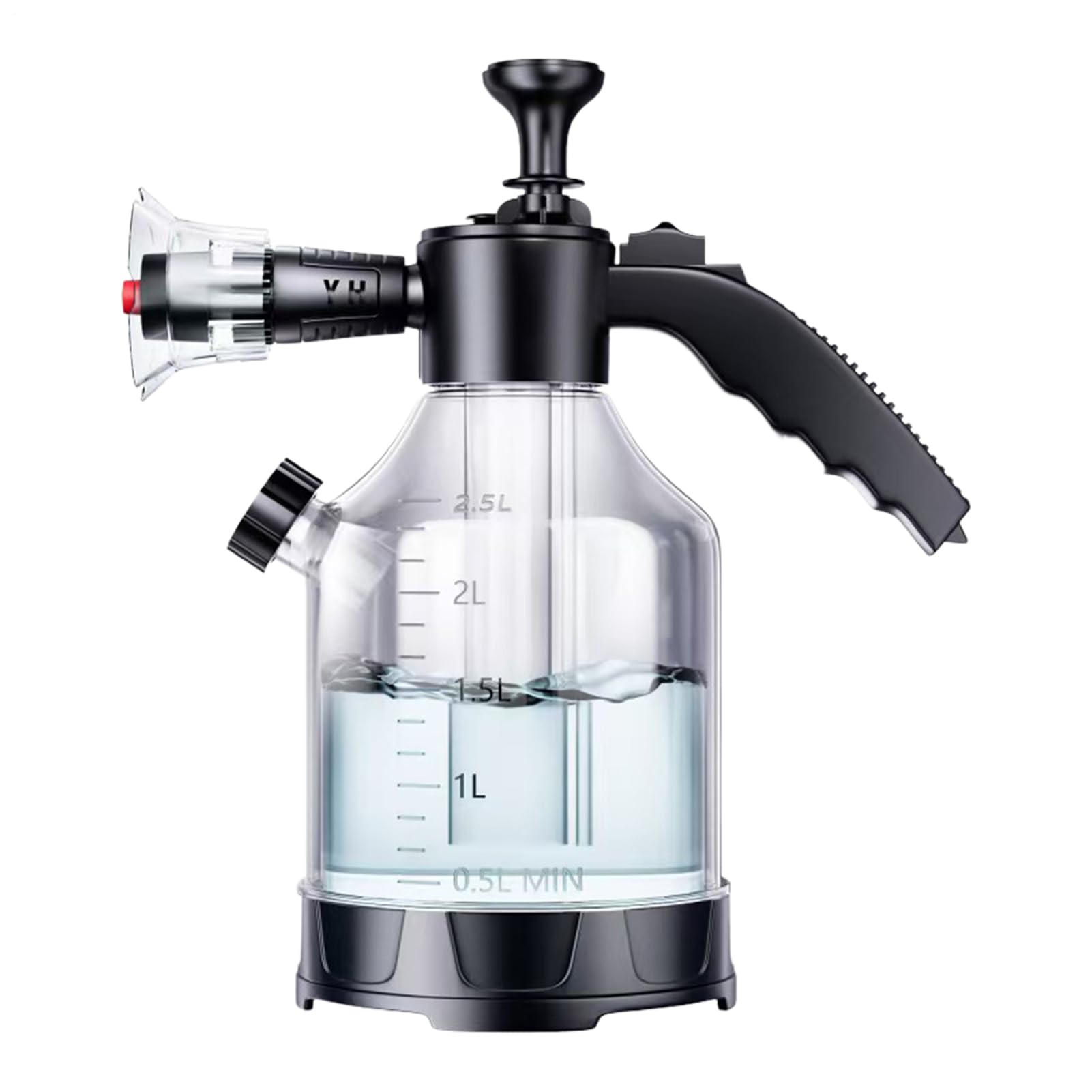 Pulverizador de espuma con bomba de gran capacidad y diseño resistente de 13,19x6,3 pulgadas