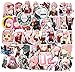 50pcs Stickers Darling in The FRANXX Calcomanías Pegatinas Ciencia Ficción Animación Etiqueta engomada del tema para botella de agua Laptop Bicicleta Motocicleta Coche Parachoques Equipaje Estuche