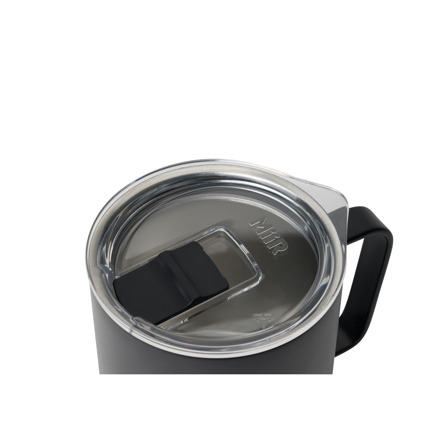 MiiR, Camp Cup, vakuumisoliert, Edelstahl mit Schiebedeckel, BPA-frei, schwarz, 500 ml