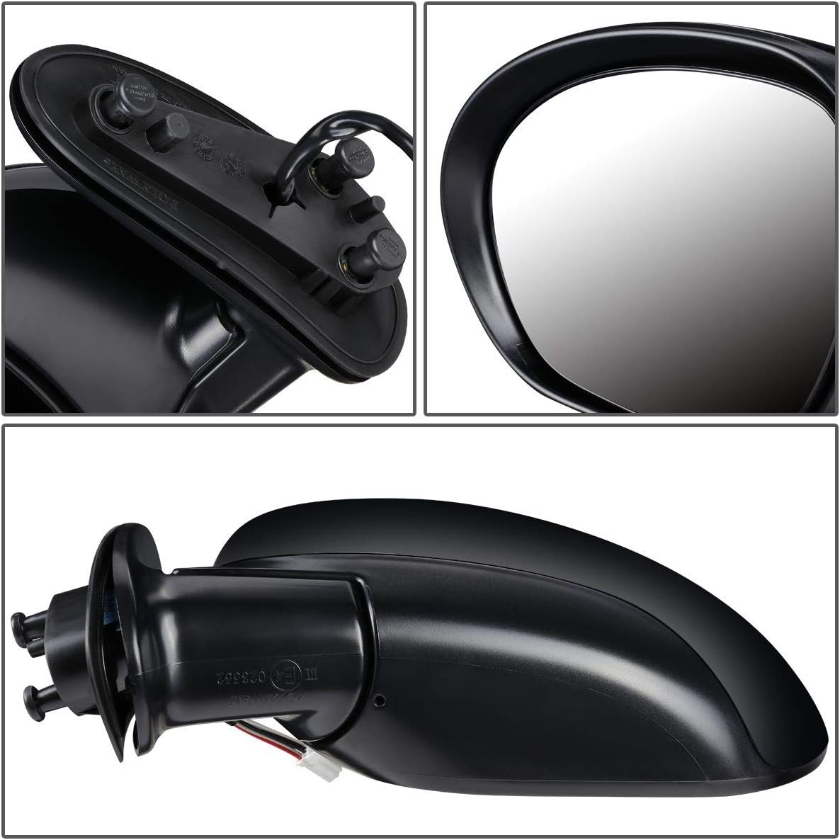 Auto Dynasty - NI1321206 OE Style Powered+Heated Passenger Right Side View Door Mirror Compatible with Cube 09-14