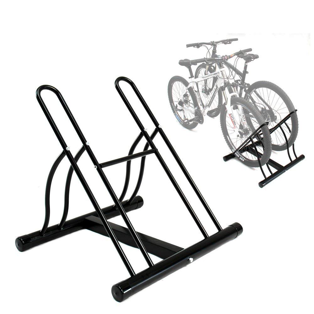 INION MHBB5012 Fahrradhalter Platz für 2 Fahrräder Fahrradständer Montageständer Reparaturständer Fahrradparkplatz Ständer Fahrrad Bike Baumarkt