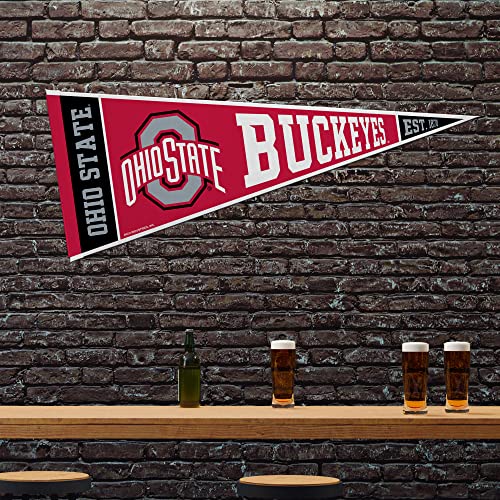 Image of Rico Industries NCAA Exclusive 12 inch x 30 inch Felt Wall Decor Pennant - Great for Home /Bed Room /Man Cave Decor