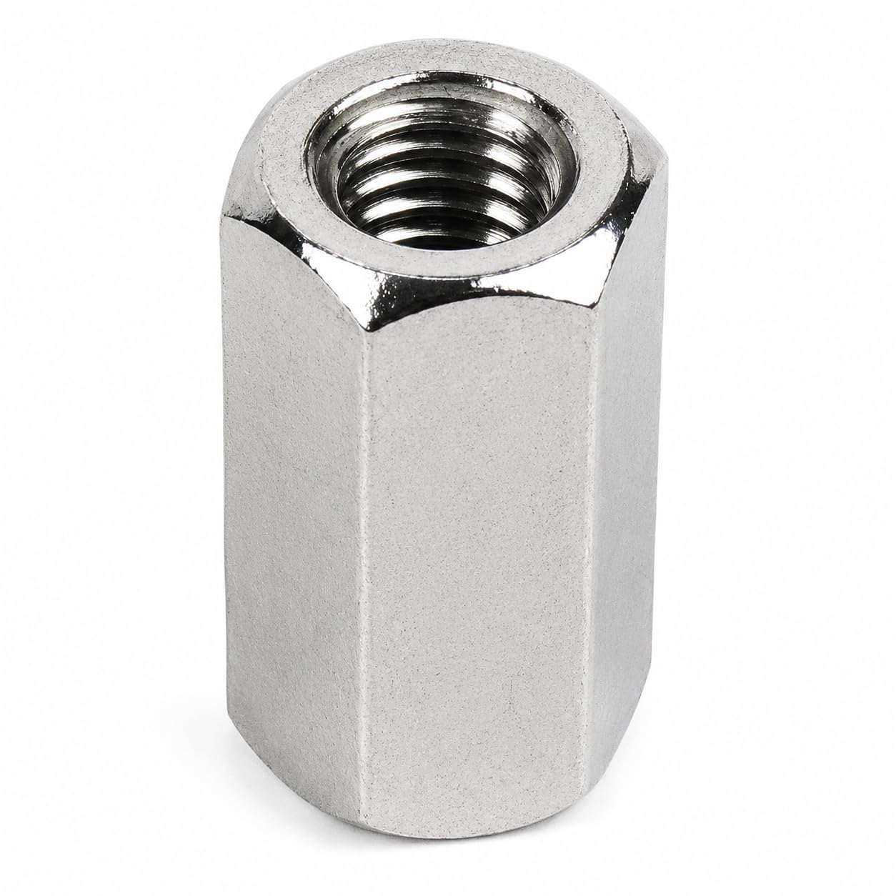 Dado di giunzione DIN 6334 – Dado lungo forma alta in acciaio inox A2 (V2A) | Collegamento e prolunga di barre filettate | Resistente alla corrosione | 25 pezzi – varie misure (M5)
