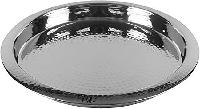 BarCraft Stainless Steel Hammered Tray