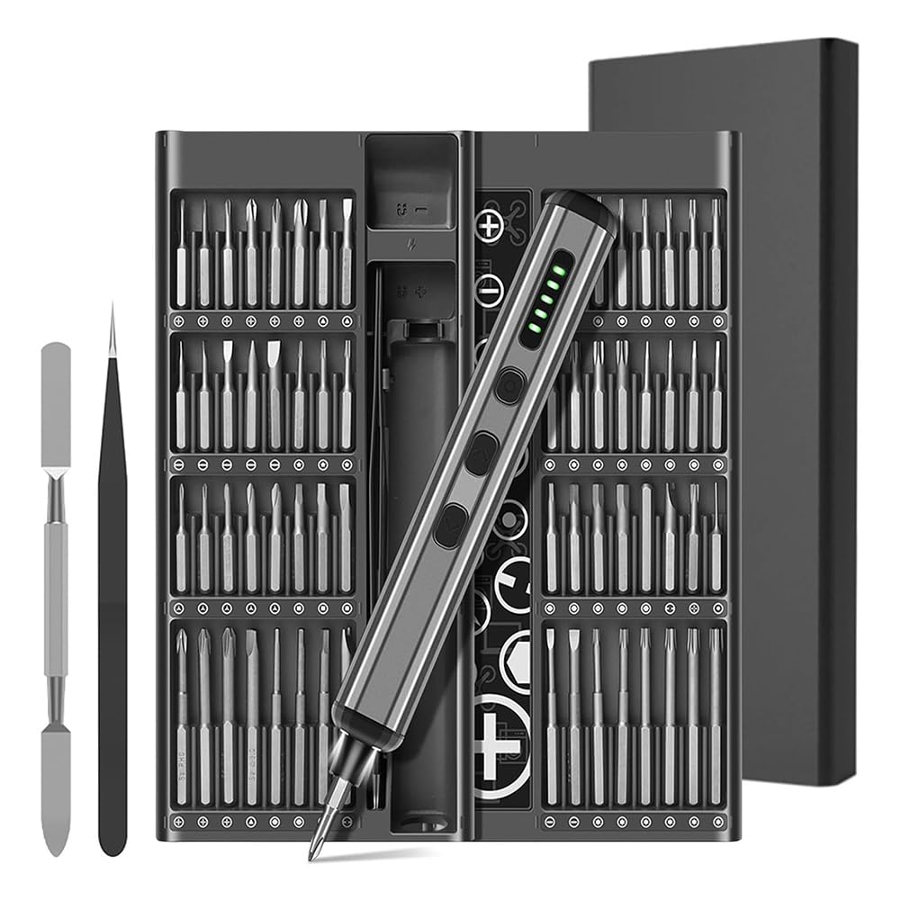 Kit de tournevis électrique de précision pour PC avec 68 embouts robustes de qualité