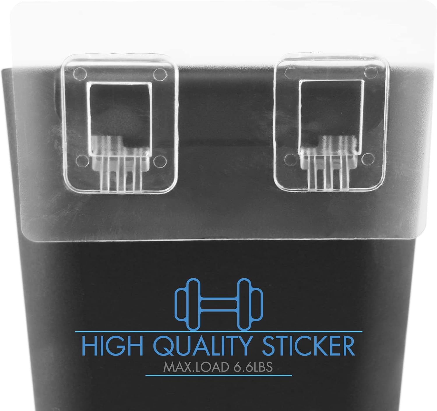 4 Pack Wall Caddy Pen Holders, White & Black Pencil Cups Organizer for Marker/Remote/Crayon/White Board, with Adhesive Stickers, Office Craft Class Kids Room Art Rolling Cart Hanging Cups - Image 3