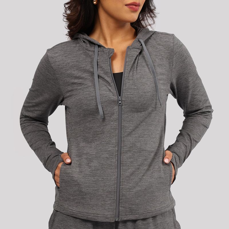 Image of BlissClub AirMeltTM Zippered Jackets | Chic zippered front | Thumbhole detailing | Weightless fabrics | Pockets | Cool-to-touch fabrics