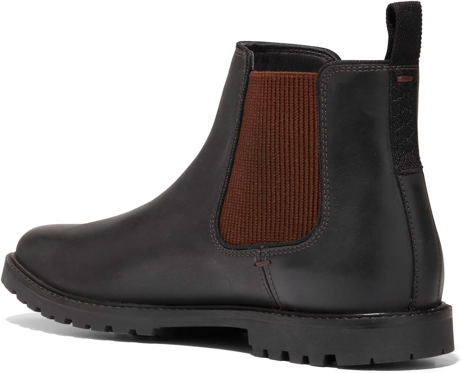 Cole Haan Men's Midland Lug Chelsea Boot, Black/Black Water Resistant, 10.5
