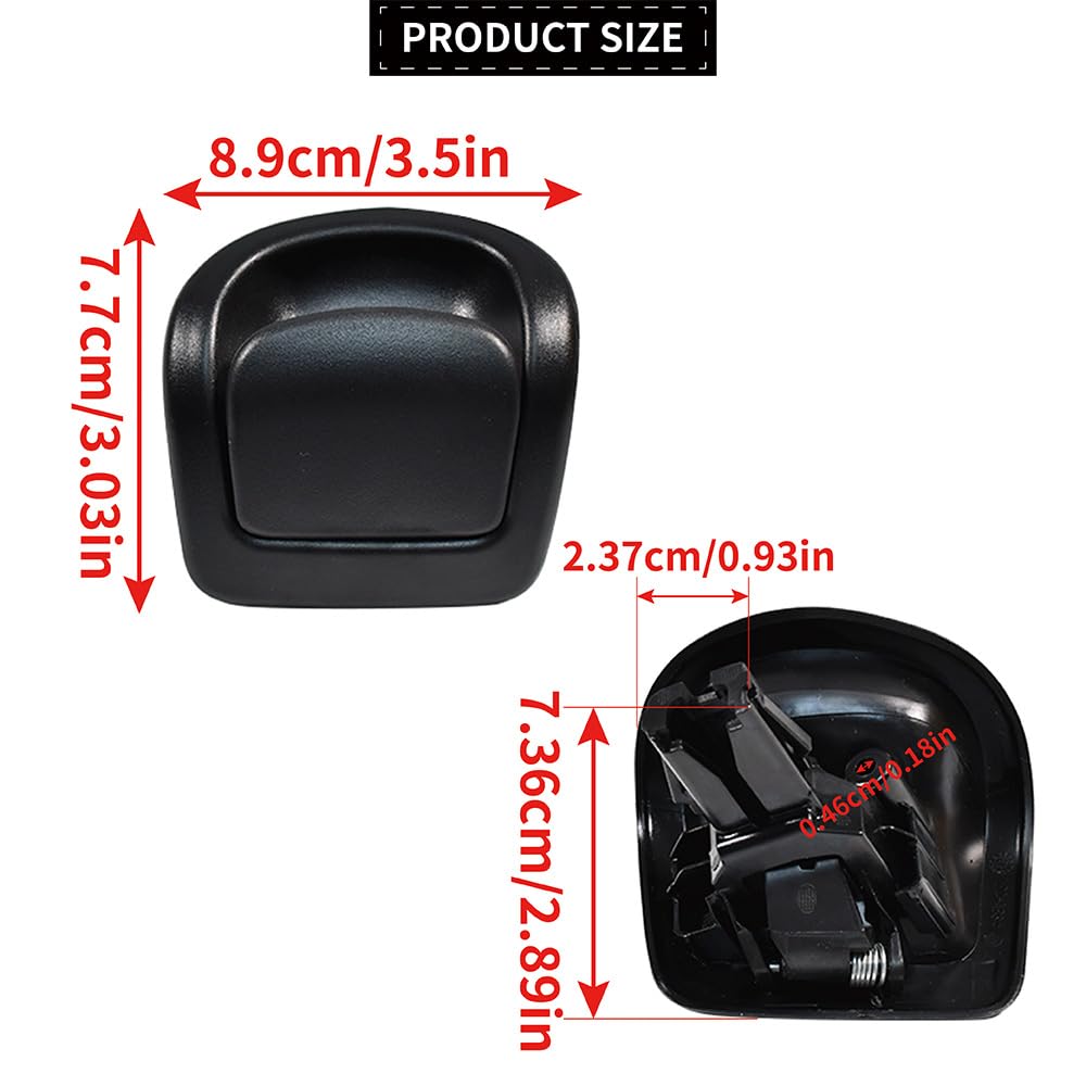 Manija de Ajuste del Asiento Izquierdo Compatible con Fiat 500 Abrath 1.4 71752325