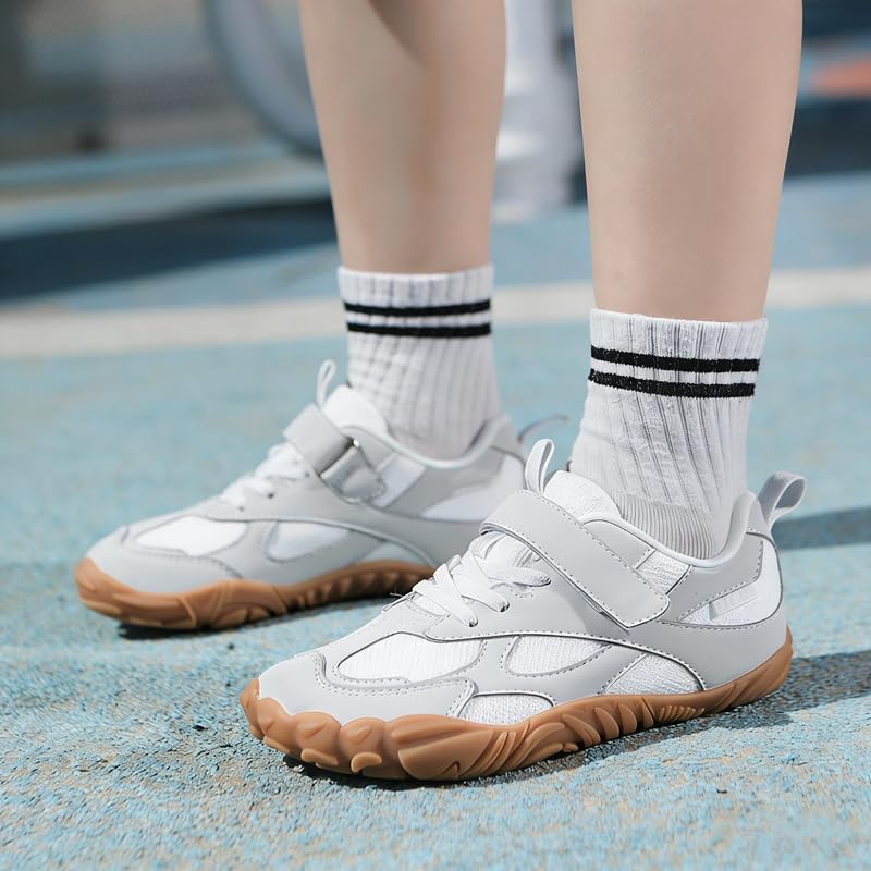 Image of KUBUA Kids Barefoot Shoes for Boys Girls Zero Drop Minimalist Sneakers | Wide Toe Box, Natural Foot Development, Lightweight, Hiking, Running, Tennis, Walking, School, Toddler, Little Kid, Big Kid