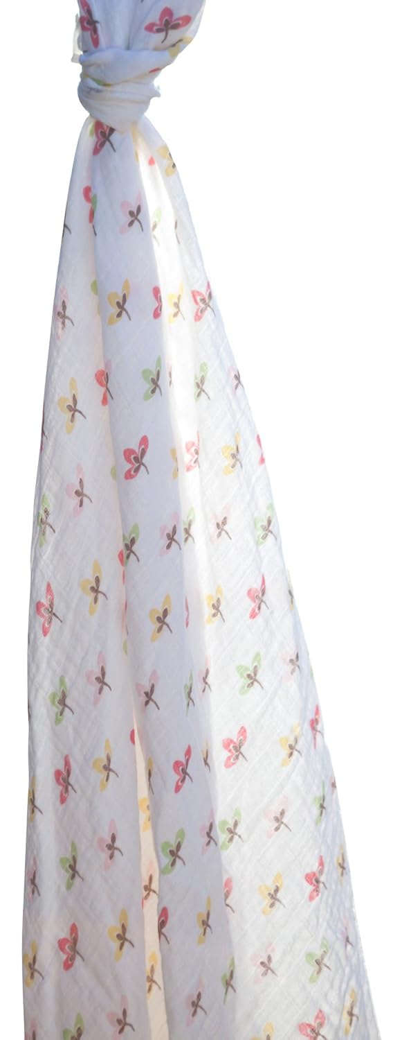 Angel Dear Swaddle Blanket, Leaf Print Baby