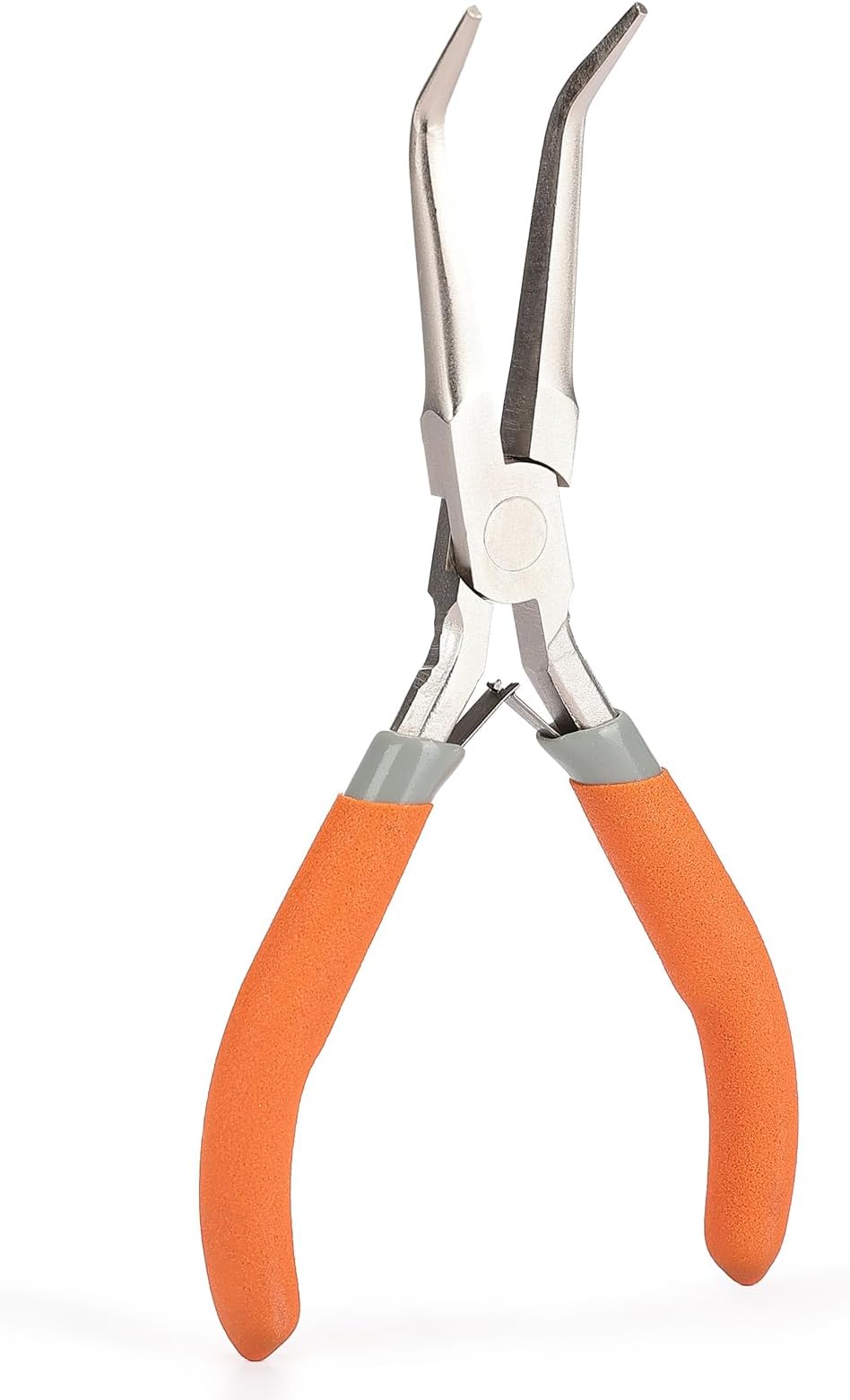 Fish Bone Pliers/Tweezers 6 Inches Bent nose pliers Curved Stainless Steel With Non-Slip Grip