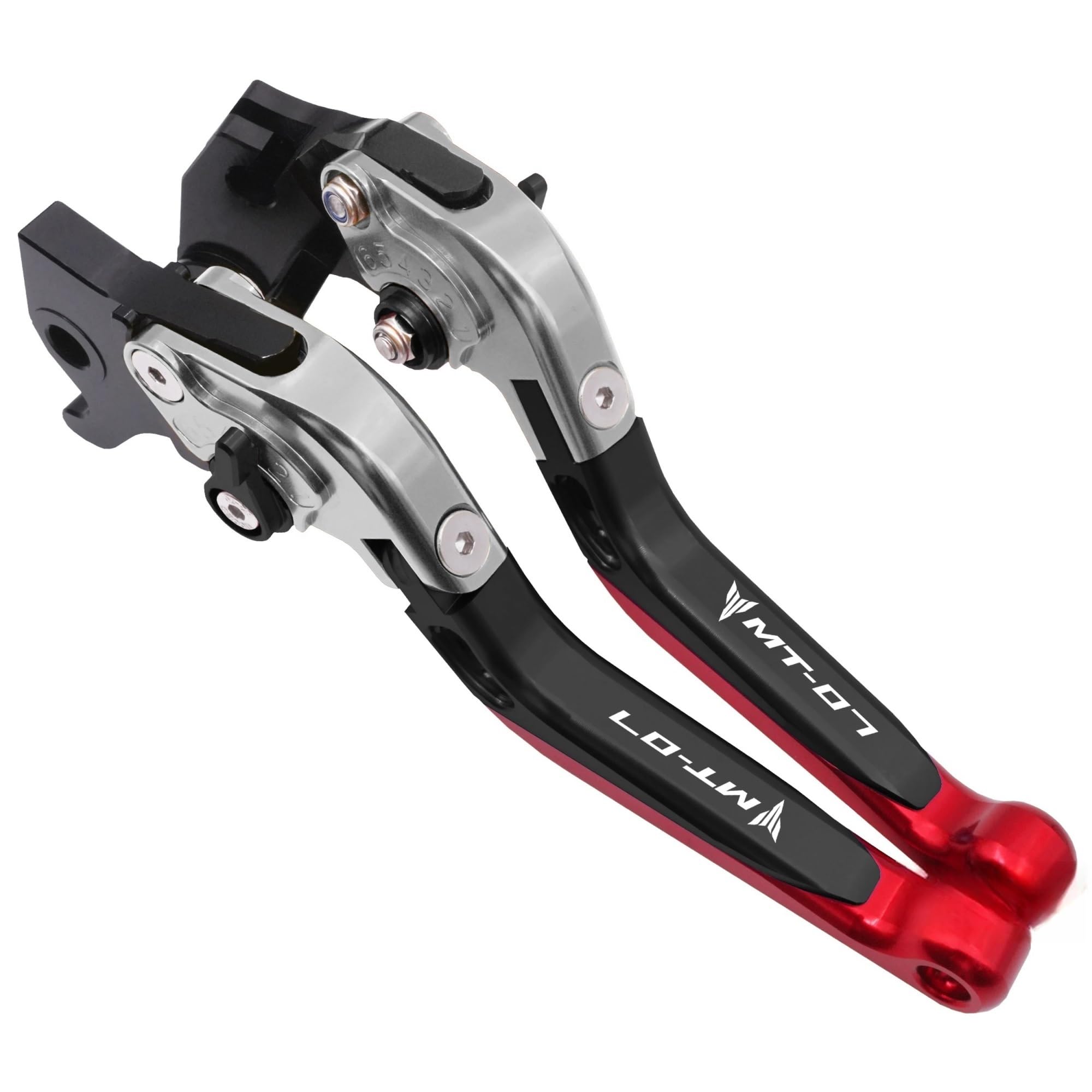 Dagmara Ti Bk Rd-Bk For Mt07 Brake Clutch Lever Motorcycle Adjustable Folding Levers Set For Mt-07 Fz-07 2014-2020
