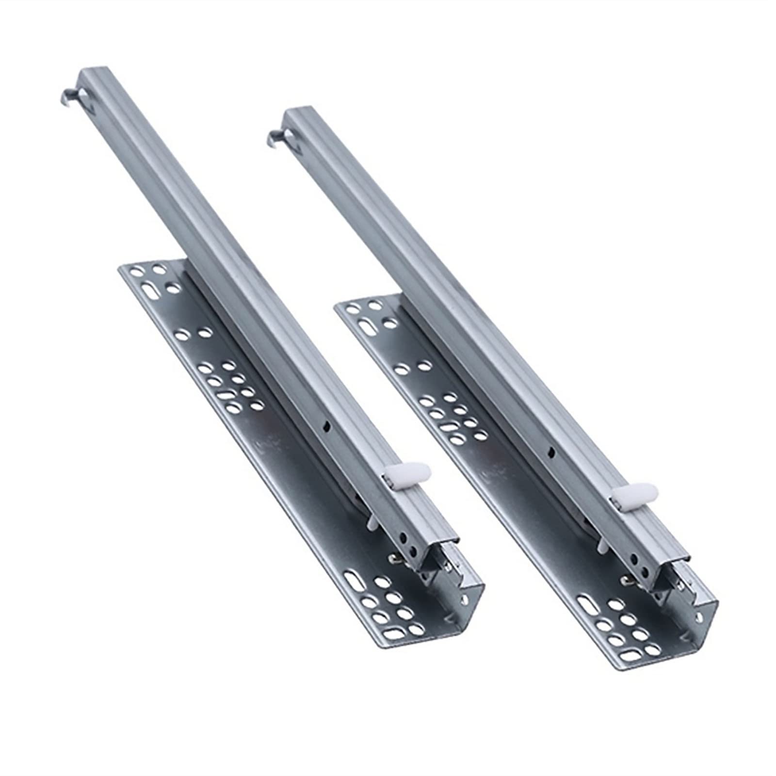 Guías ocultas para cajones Extensión total, Las diapositivas ocultas del cajón empujan for abrir los corredores rodamiento de bolitas 10-20 pulgadas(350mm/14inch)