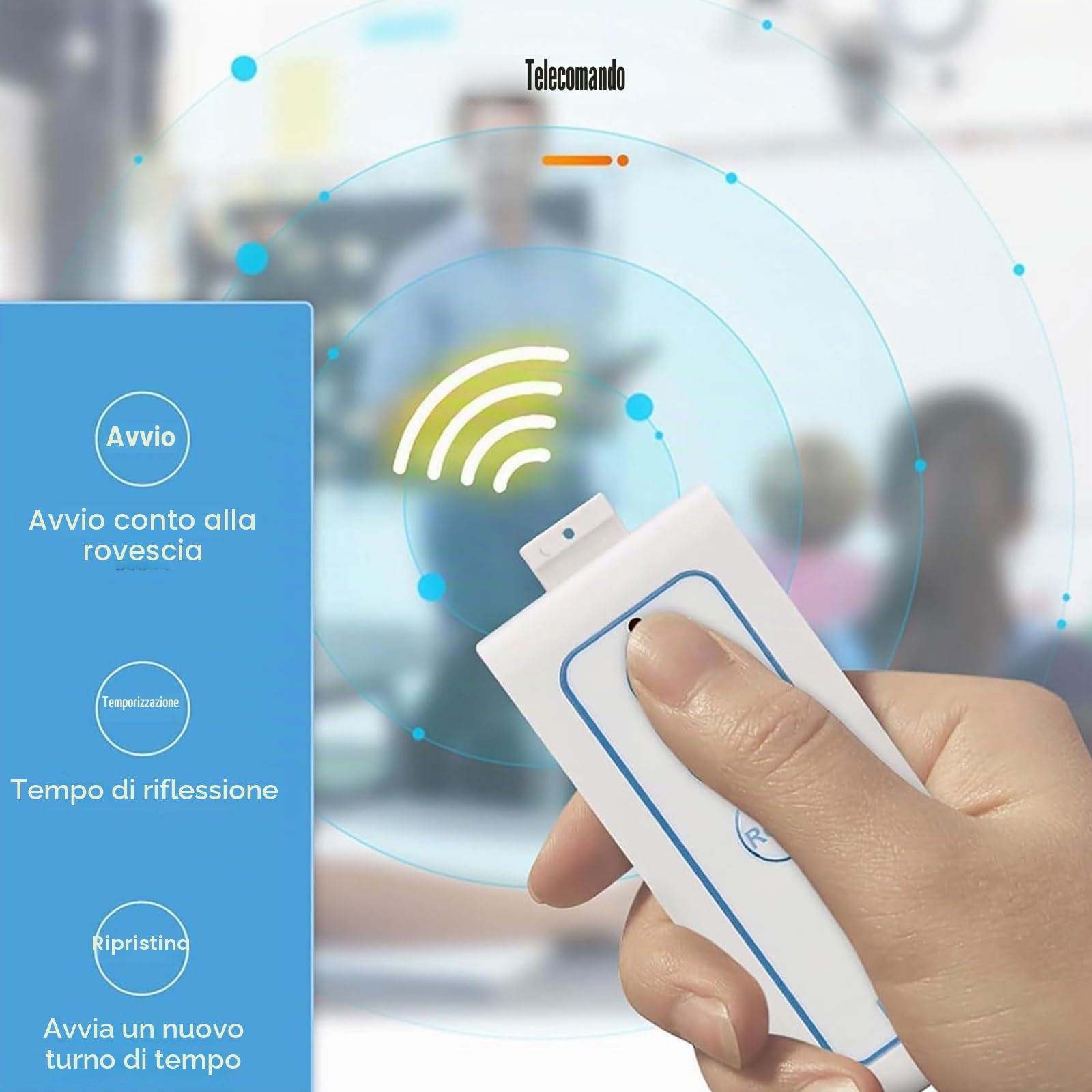 Quiz Game Buzzer System, gioco di risposta wireless con telecomando, include monitor e 10 cicalini per spettacoli di gioco, concorsi scolastici e quiz per feste