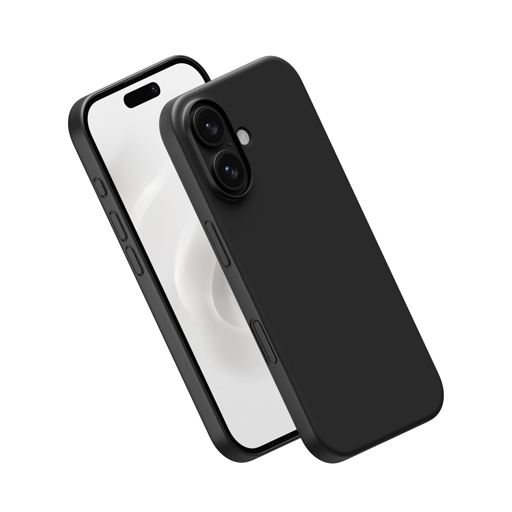 PEEL Super Thin Case for iPhone 16 (Blackout) - Sleek Minimalist Design, Branding Free, Ultra Slim - Protects & Showcases Your Device