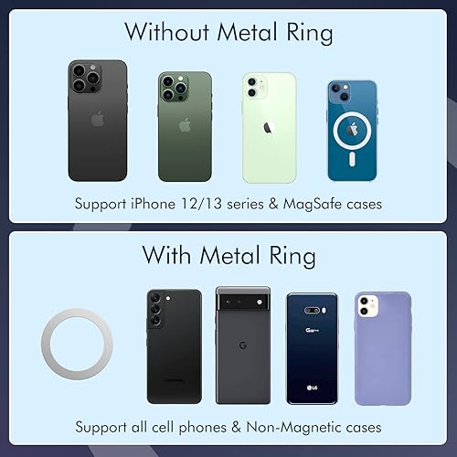 Miniatura 7 de Marnana Soporte para teléfono de automóvil para Tesla Modelo 3 Modelo Y, soporte magnético invisible para teléfono para automóvil, soporte plegable