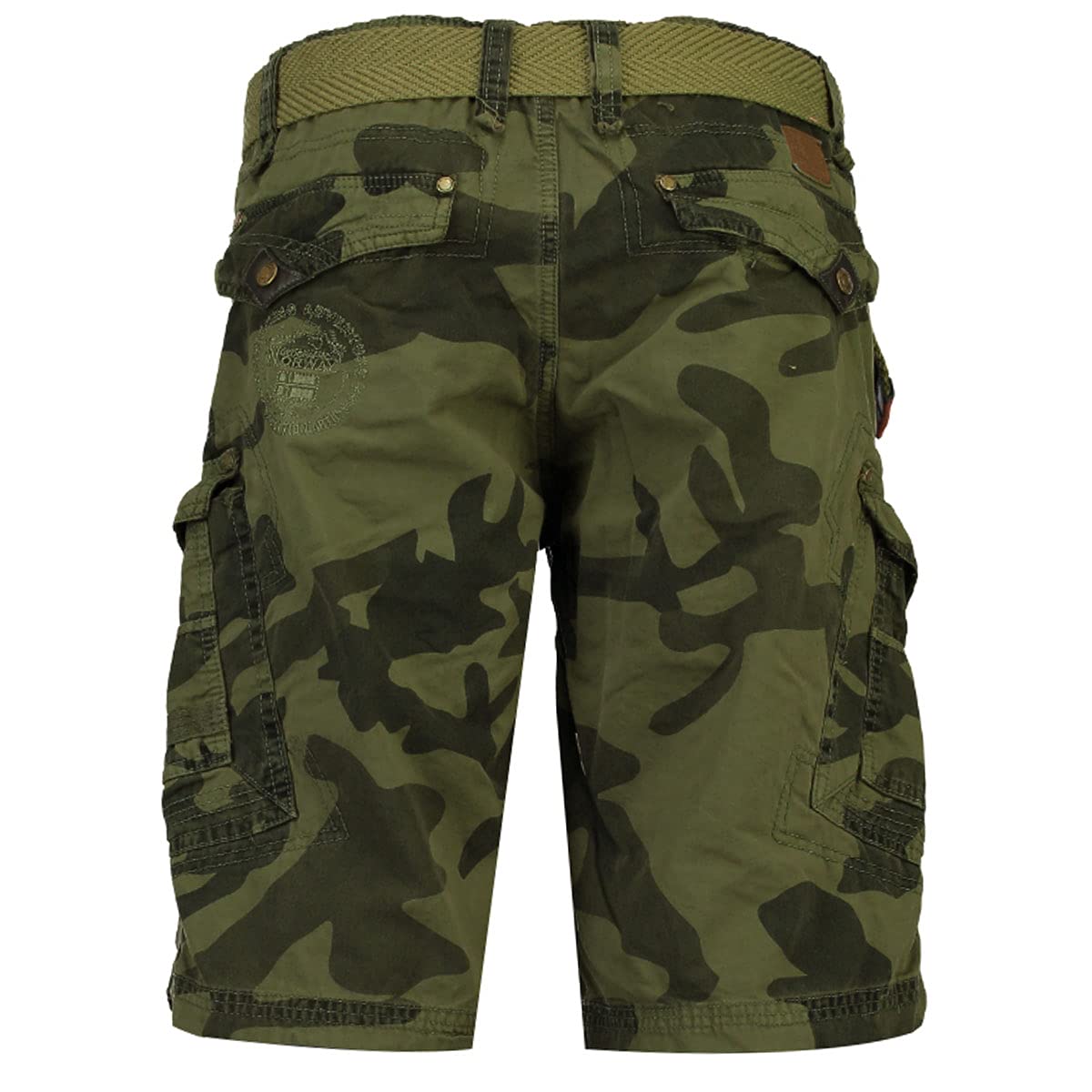 Geographical Norway Herren Perle Bermuda - CAMO Mastic - XL