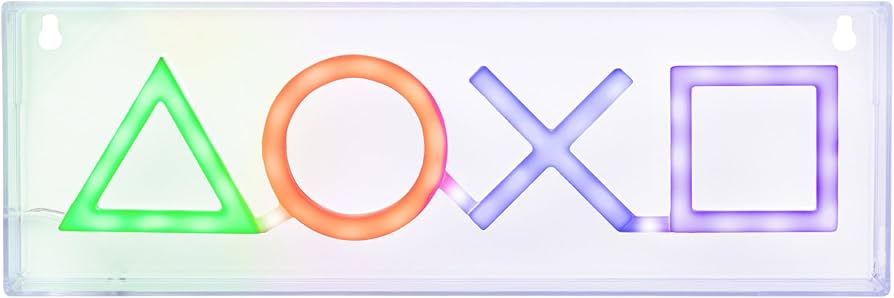 Amazon.co.jp: PlayStation Icons LED ネオンライト - 公式ライセンス
