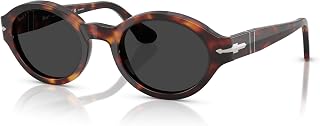Persol Woman Sunglasses Madreterra Frame, Violet Lenses, 51MM