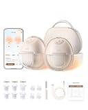 eufy Security Heated Wearable Breast Pump S1 Pro, Slim Hands-Free with Industry-Leading HeatFlow Tech, Wireless Charging Case, App-Controlled OptiRhythm, Hospital-Grade Suction, in-Bra Use