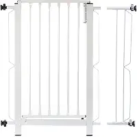 Grade de Proteção Grade Master p/Pets e Bebês em Aço 76-80 cm Ajustável por Pressão – Uso em Porta/Escada