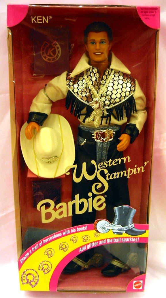 Western Stampin' Barbie - Ken - 1993