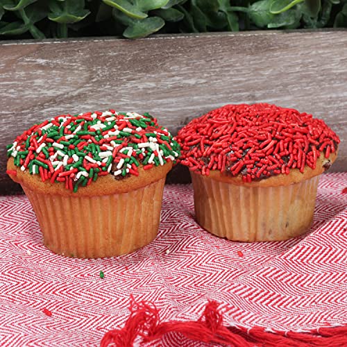 image for OMCookie Christmas Cupcakes Large INDIVIDUALLY WRAPPED 7 Holiday Cup C