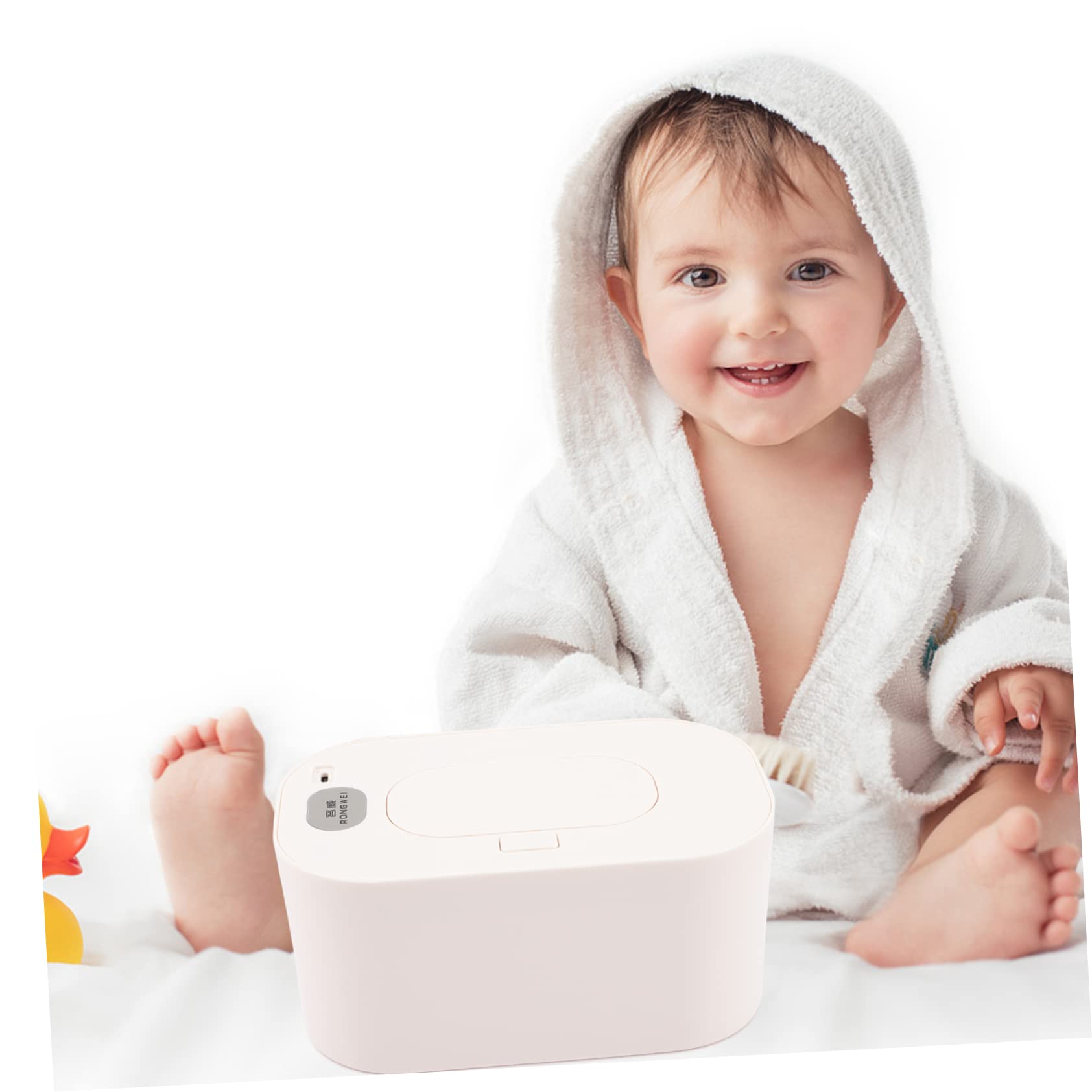 Wakauto Infant Wet Tissue Warmer Dispenser Portable Wipes Heating Box Baby Tissue Dispenser Holder