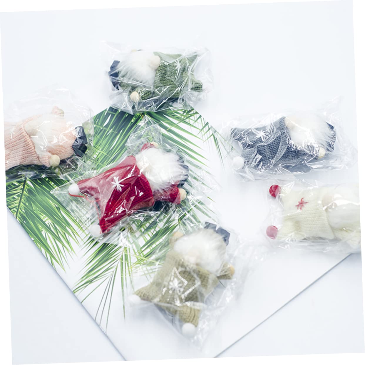 Amosfun STK Krippenschmuck Weihnachten Skandinavisch Weihnachtsmann Dekoration Verzierung Gefüllte Weihnachtswichtel Weihnachtszwerge Schwedische Tomte Ornament Nordisch Kunsthandwerk