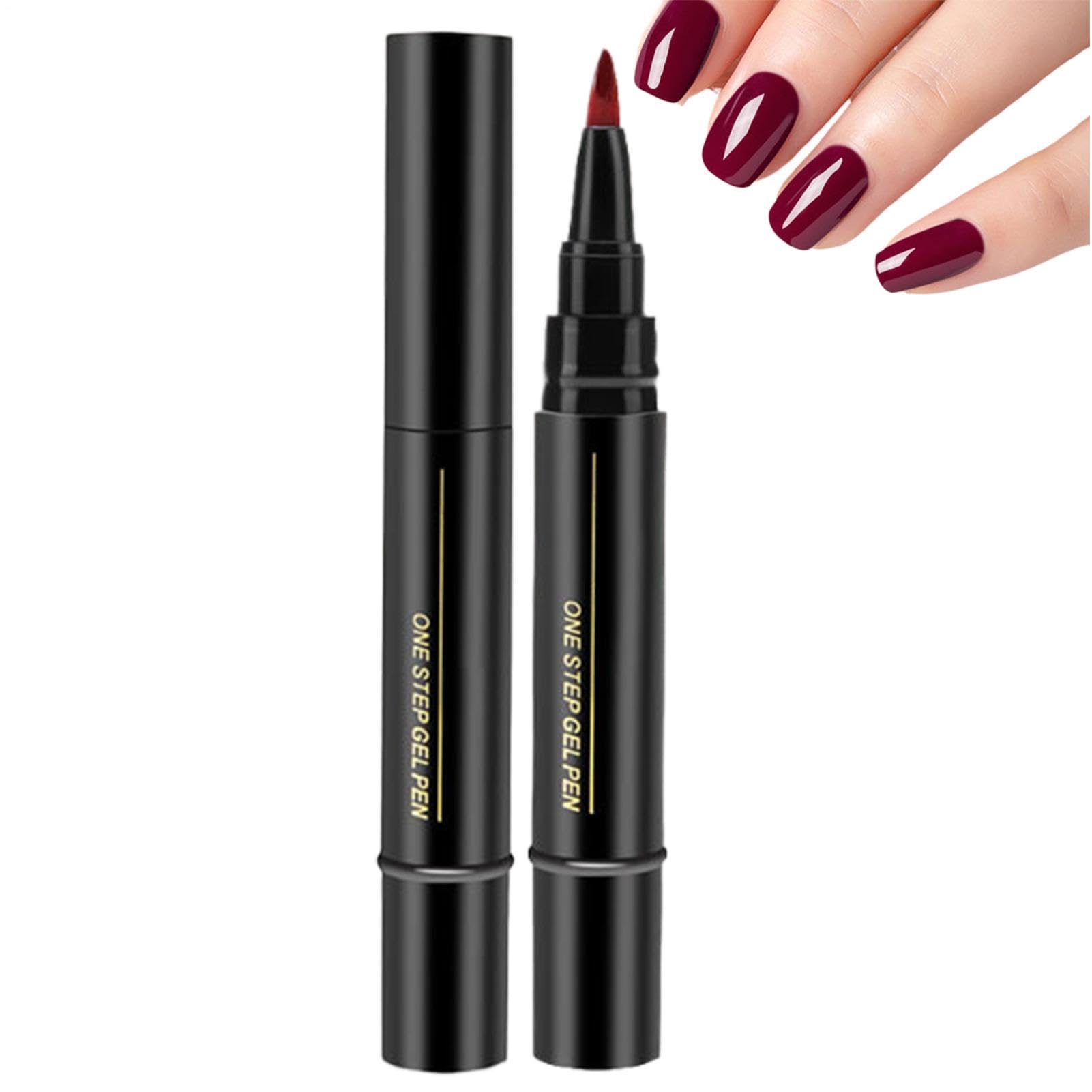Smalti Penna, Asciugatura Rapida Unghie Smalto Penne, 5ml Smalto Semipermanente Ad Asciugatura Rapida Set Manicure Professionale Per Disegni Richiede Lampada UV