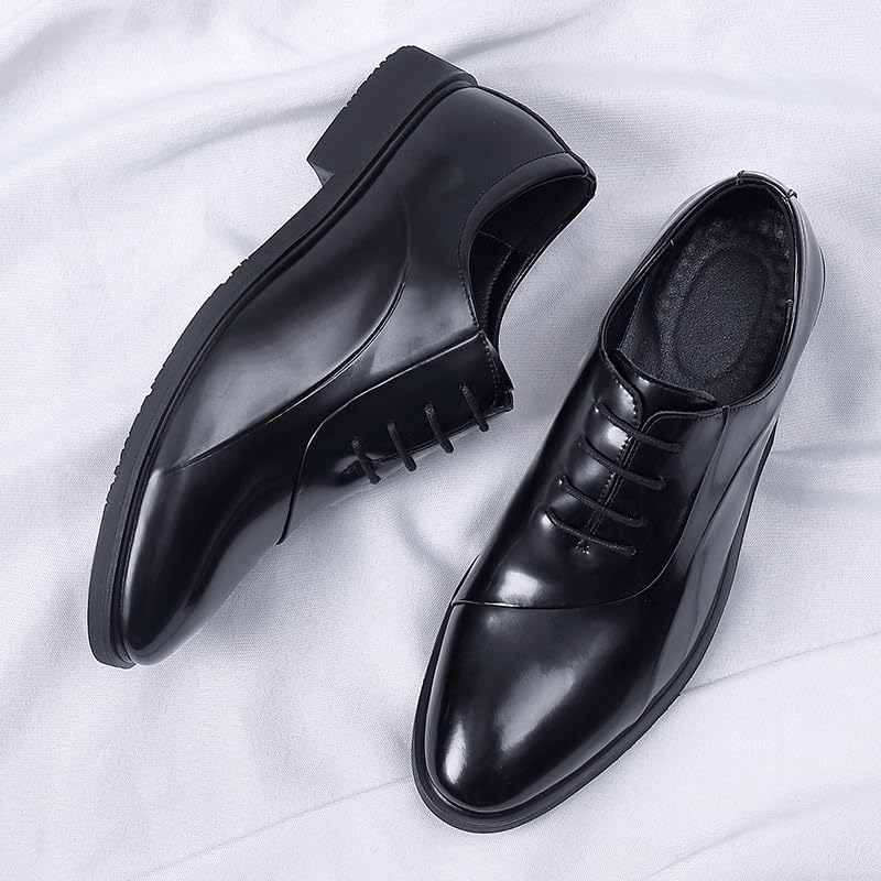 Men's Genuine Leather Low Oxford Lace-Up Anti-slip Formal Duty Work Shoes Business Casual Service Boots2