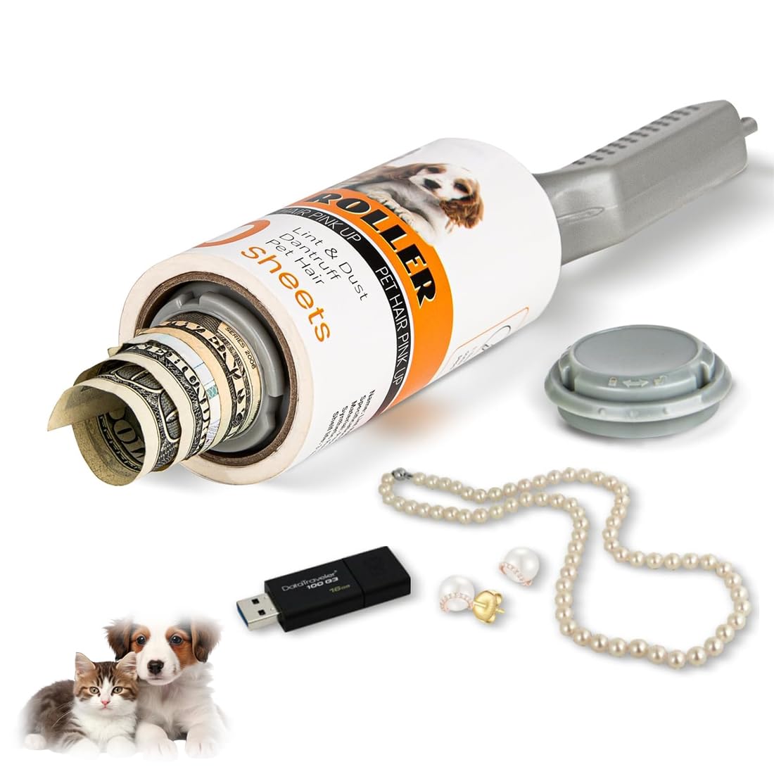 Lattina Cassaforte Invisibile, Nasconde Denaro e Valori in Casa, Ufficio o Viaggio, Design Originale Anti-Furto come Bomboletta Spray, Protezione Sicura e Discreta