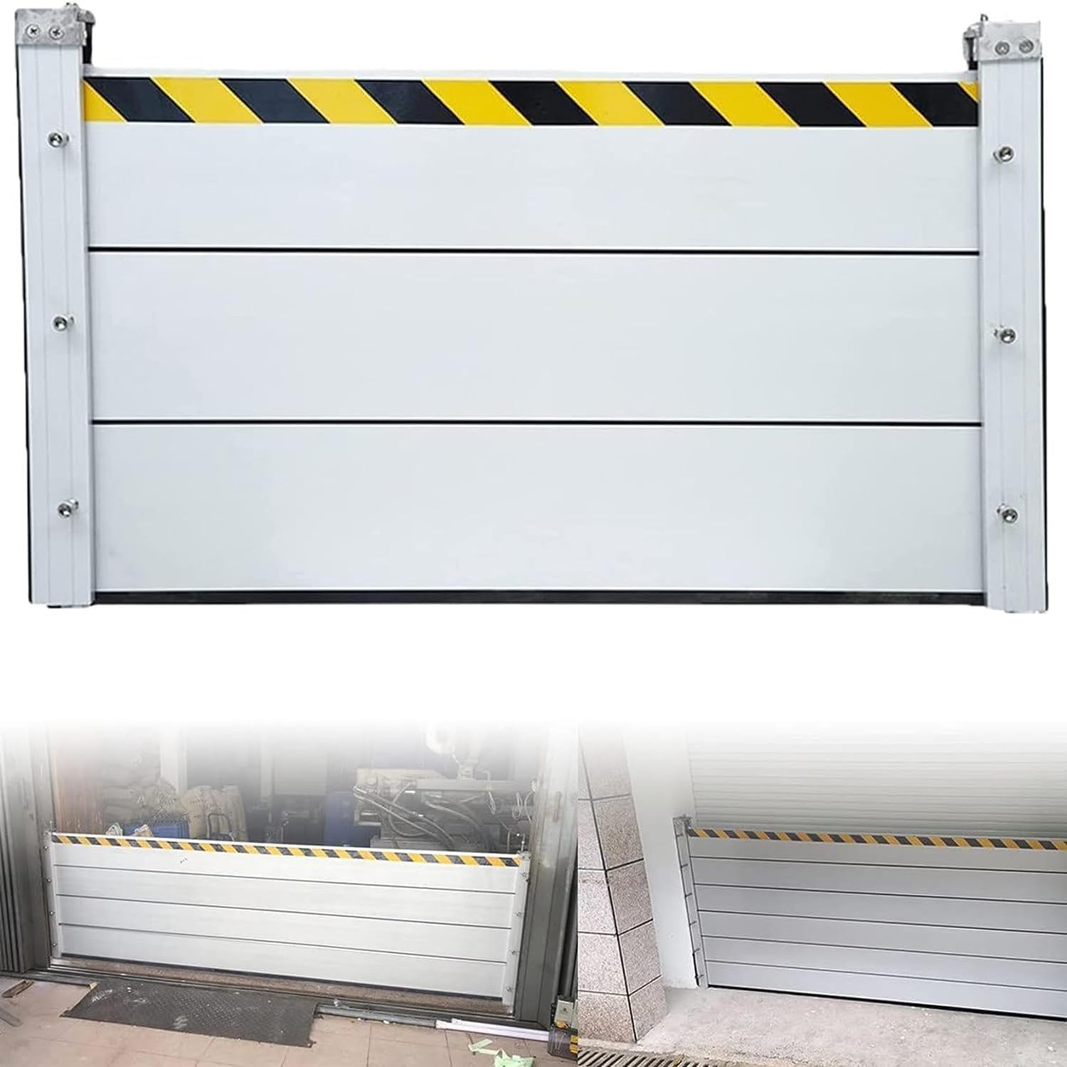 Déflecteur anti-inondation amovible en aluminium 100x60 pour l'accès des hôpitaux