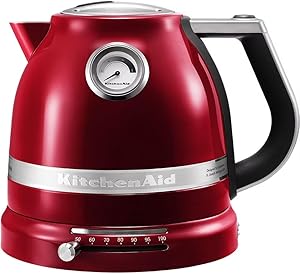 KitchenAid Electric Kettle with Temperature Control – Electric Heater 1.5L – Artisan – Jug with Removable Anti-Limescale F…