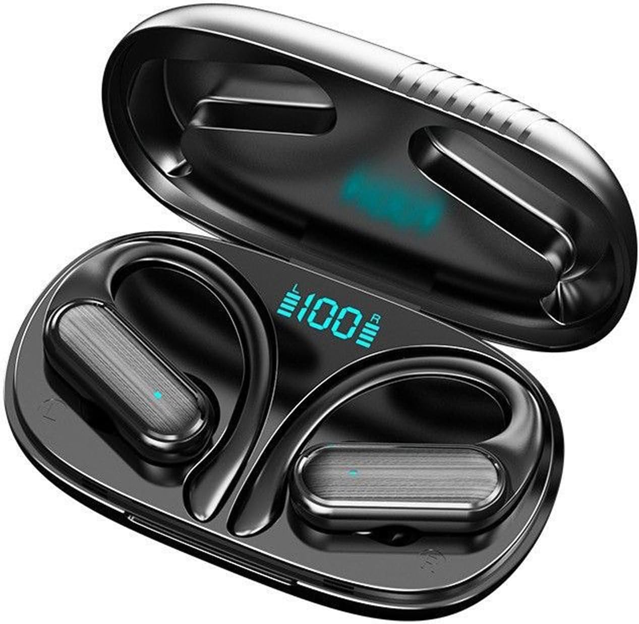 BR Lion Fone de Ouvido Bluetooth sem fio Fone TWS Bluetooth Com Cancelamento De Ruído Esportivo bluetooth com ganchos de ouvido com microfone 60 horas de reprodução (Preto-A520) BR Lion Fone de Ouvido Bluetooth sem fio Fone TWS Bluetooth Com Cancelamento De Ruído Esportivo bluetooth com ganchos de ouvido com microfone 60 horas de reprodução (Preto-A520)