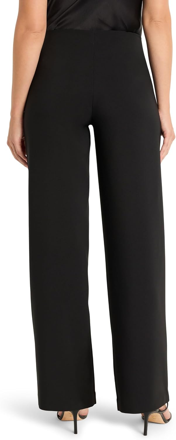 NIC+ZOE Women's 31" Stretch Suiting Lenox Wide-Leg Pant