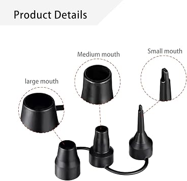 Air Pump Replacement Nozzles,Air Pump Nozzles for Inflatables,Plastic Pumps Nozzles Head Air Pump Accessory Adapter