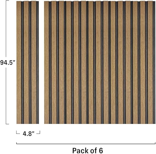 Miniatura 4 de Paneles de pared 3D Concord  Muestra - Nogal  4 x 4 pulgadas  Paneles impermeables  CO900-70