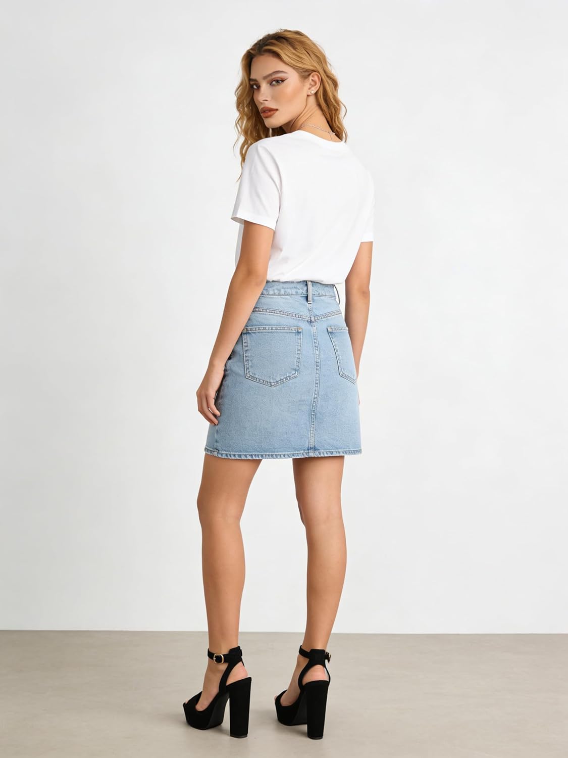 MERUMOTE Women's Fashion Platform Sandals Block Heels Wedding Summer Dress Shoes - Image 8