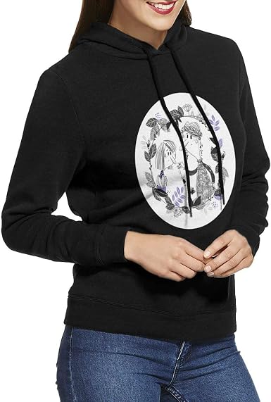 Amazon.com: Kangtians HCULXTIBW Witches Among Us Books Illustration -  Sudadera con capucha para mujer, color negro, XXL : Ropa, Zapatos y Joyería