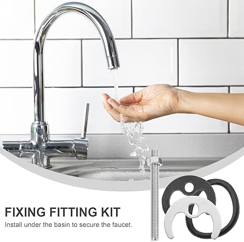 Miniatura 3 de Hemobllo Kit de instalación de grifo de cocina Juego de accesorios de fijación de grifo