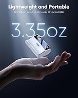 Vista 5 de FASTSNAIL [LED Display] 7400mWh Rechargeable Battery Pack for PS5 Controller, Battery Extender for PlayStation 5 DualSense Controller, Play and