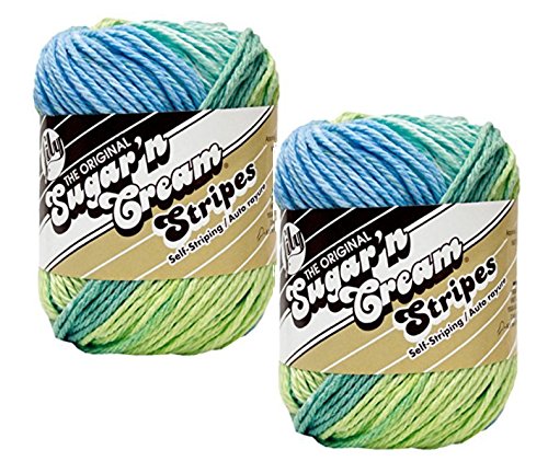 Bulk Buy: Lily Sugarn Cream Stripes (2-pack) (Country Stripes)