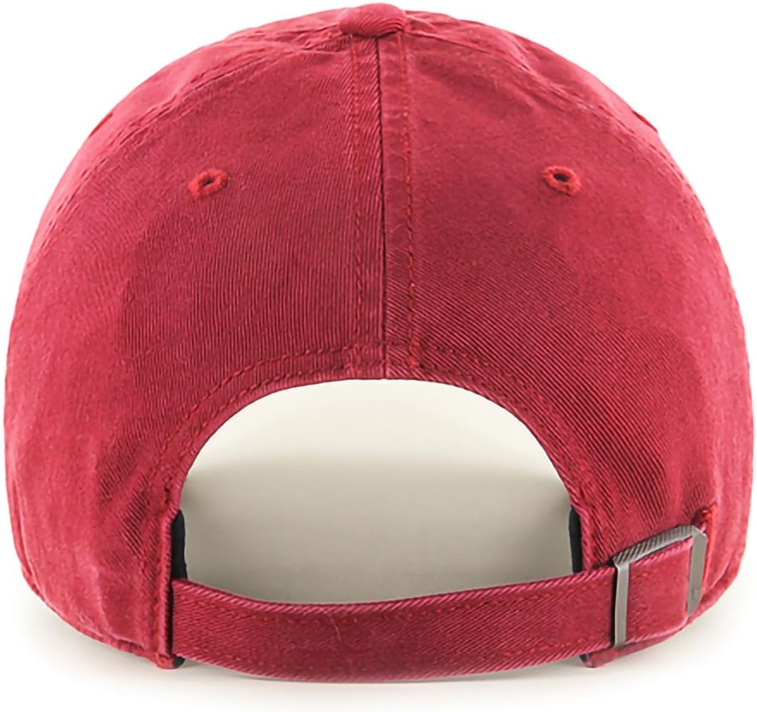 47 Brand MLB Cooperstown Primary Logo Clean Up Adjustable Baseball Cap Hat, Adult One Size Fits All - Image 2