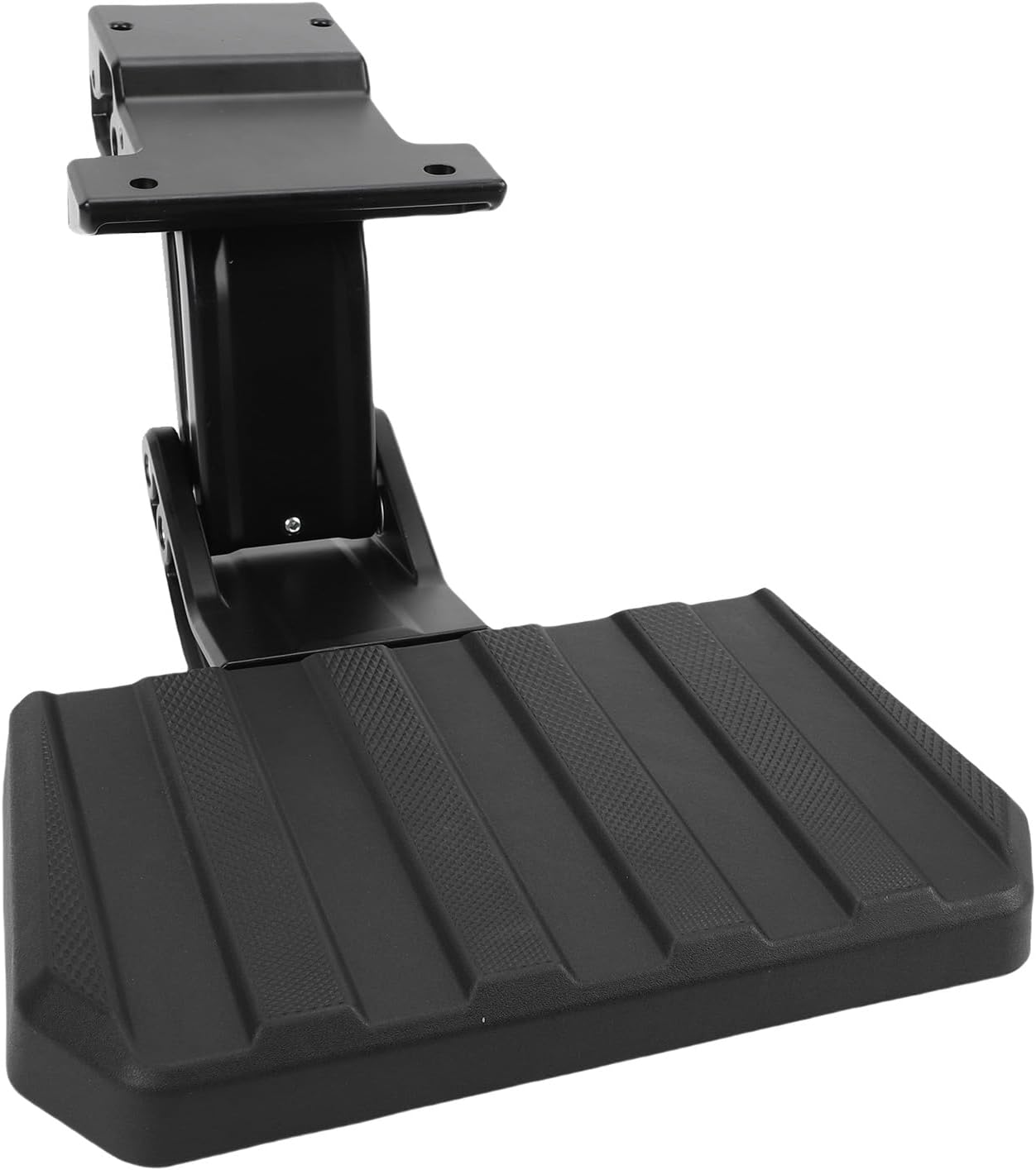 Fabater Retractable Steps for Trucks, Quick Screw/Fastener On Installation Foot Push Deployment Supports 330 Lbs Tailgate Steps for Pickup Trucks, Rear Bumper Step with Heavy Duty Alloy Steel Anti