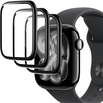 Murmure [3 Pack Screen Protector for Apple Watch Series 11 [GPS 42mm], HD Clear 3D Curved Anti-Scratch PET Soft Screen Protector Film,[Full Coverage] Touch Sensitive