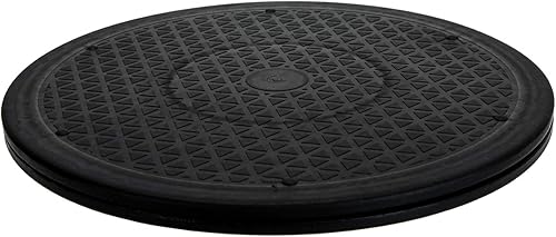 Miniatura 4 de Lawei Paquete de 2 soportes giratorios giratorios resistentes de 12 pulgadas con rodamientos de bolas de acero, tocadiscos Lazy Susan para monitores