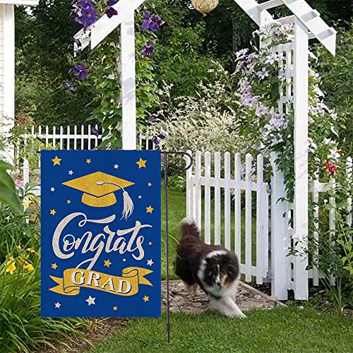 Ltdkaen Graduation Garden Flag 12X18 Inch Double Sided Graduation Decorations Class Of 2023 Blue And Gold Senior 2023 Decorations 2023 Graduation Yard Signs #TOP3